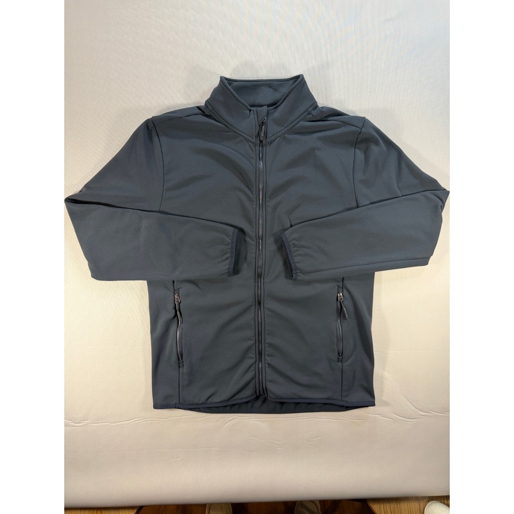 Kyodan Mens Full Zip Softshell Fleece Lined Jacket Black Size M CA17791 RN86421